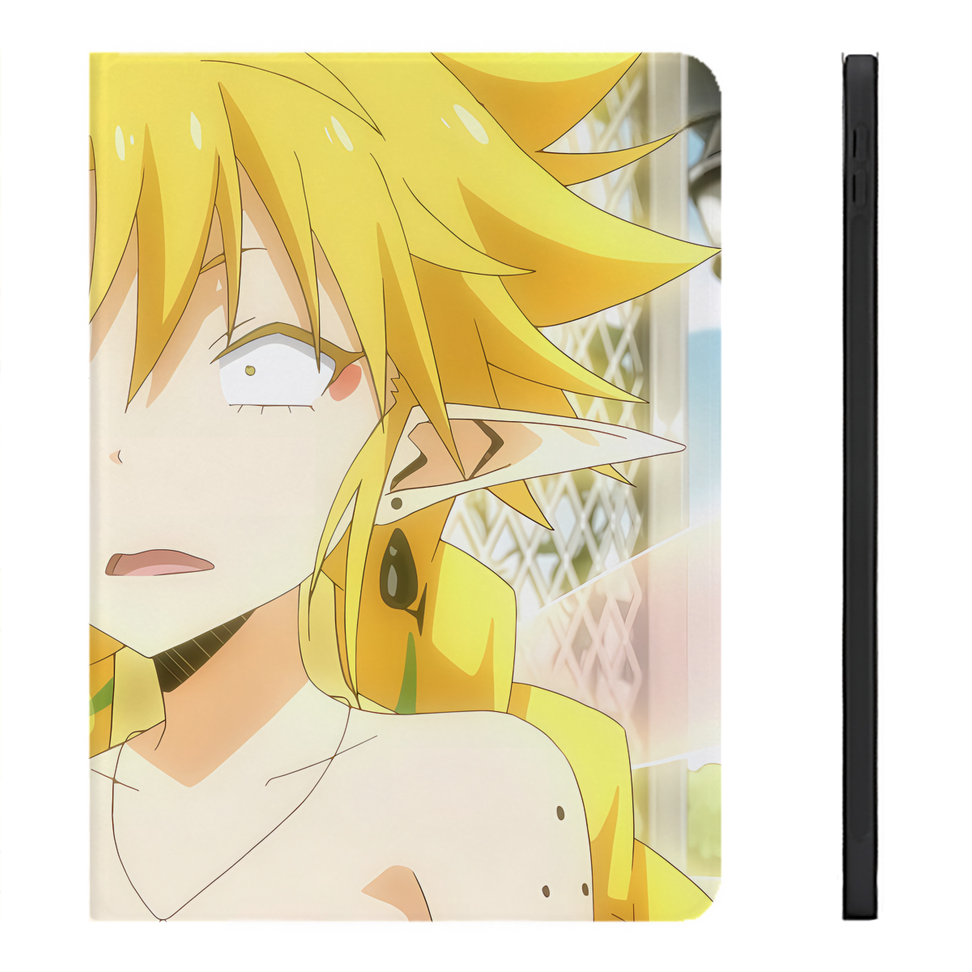 （画像用） 転スラ Regarding Reincarnated to Slime IPadケース ペンホルダー付き ブックスタイルデザイン